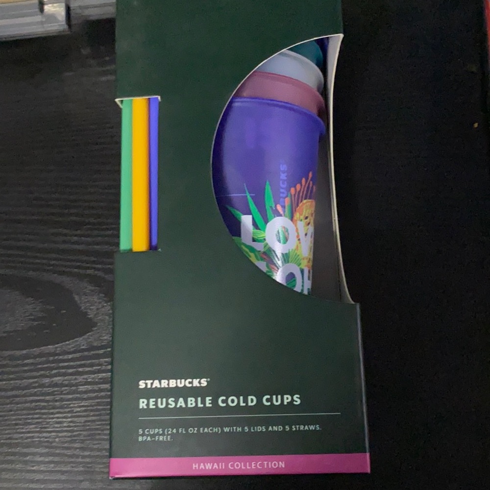Starbucks Hawaii reusable cold cups